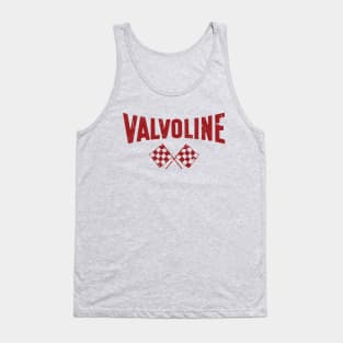 Valvoline racer vintage Hot Rod, Rat Rod Gasser, Racecar - red print Tank Top